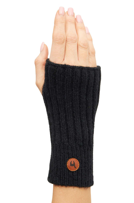 Alpaka Pulswärmer PACA – Baby-Alpaka-Merino – warm & weich mit Daumenloch