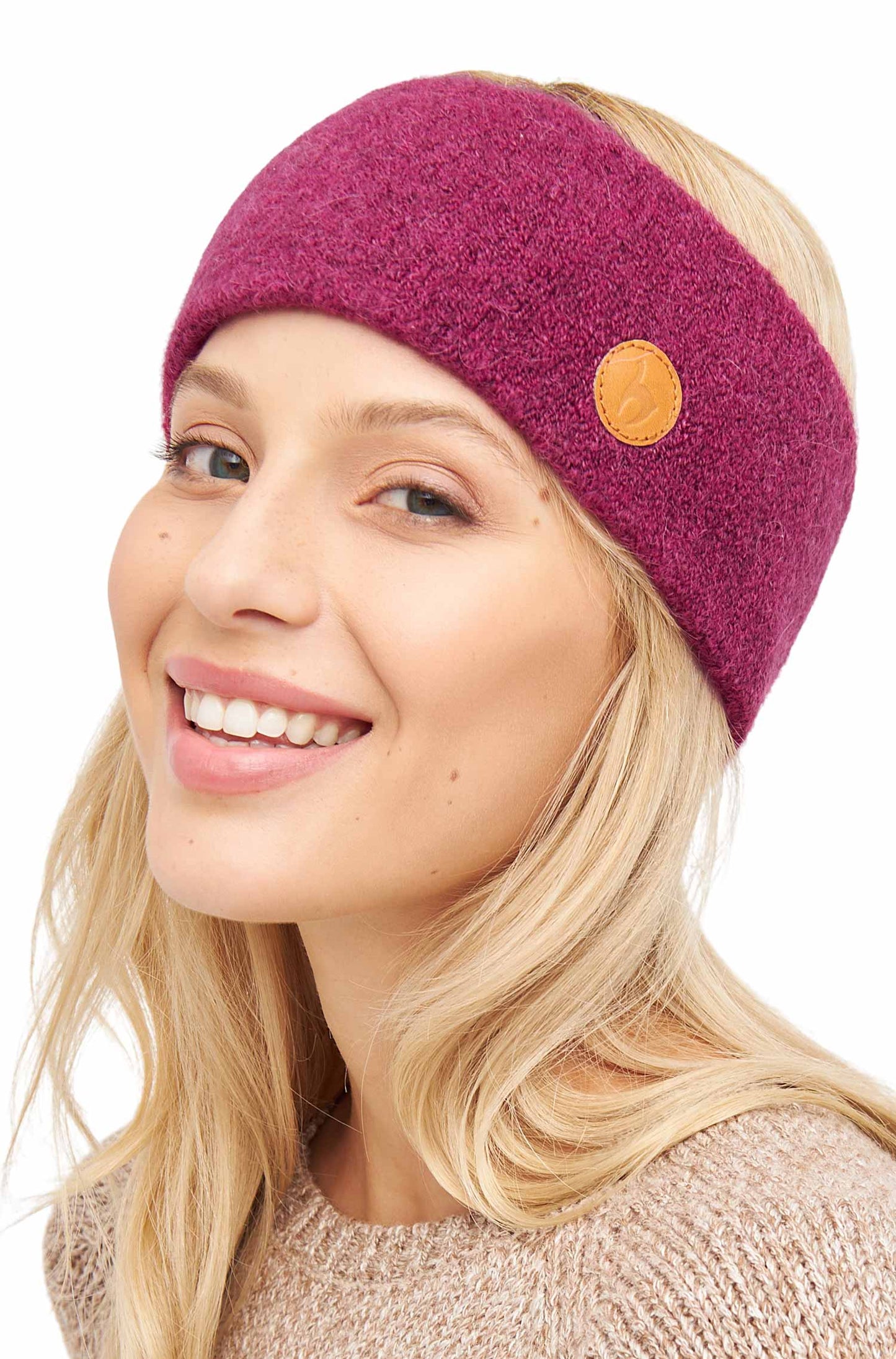 Alpaka Stirnband STRETCH – 96 % Baby Alpaka, kuschelig & warm