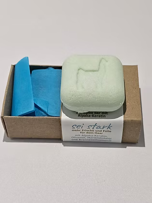 Festes Shampoo - mit Alpaka Keratin